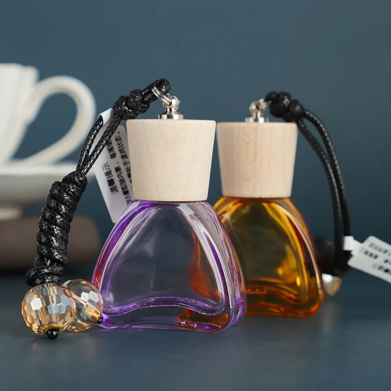 

12ML New Glass Perfume Car Pendant Dispensing Empty Bottle 10PCS/LOT