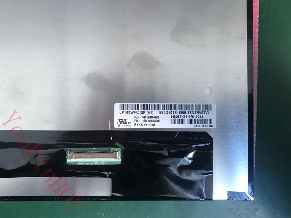 14 дюймовый Тонкий Φ LP140WFC SPA1 0 ''FHD IPS ЖК экран сенсорная панель FRU 5D10T84699 1920*1080 EDP 40