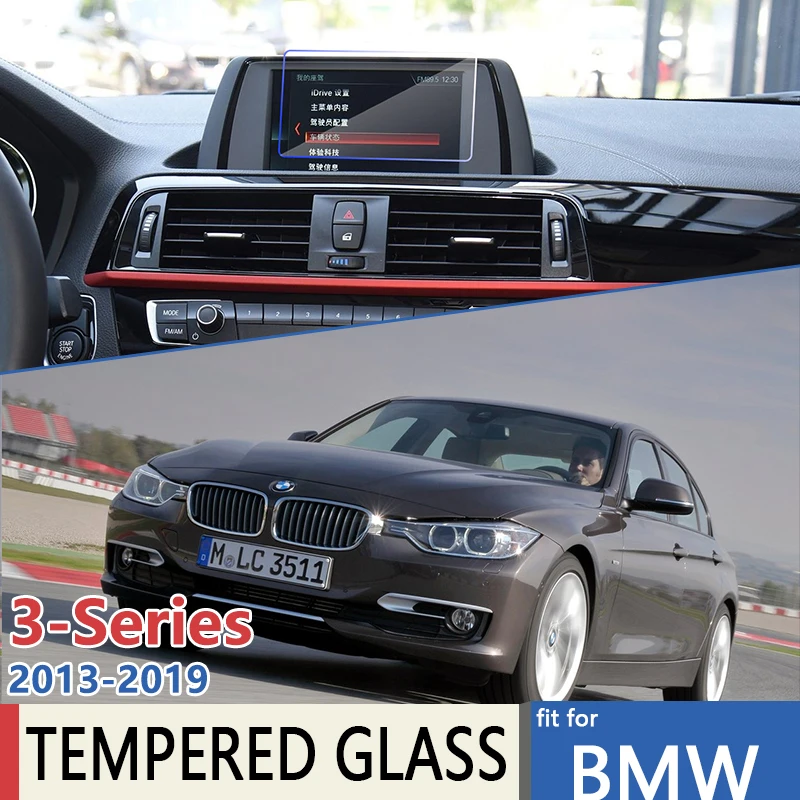 

for BMW 3-Series 2013~2019 F30 F31 F35 MK6 Car Navigation GPS Film Touch Full Screen Protector Tempered Glass Accessories 2015