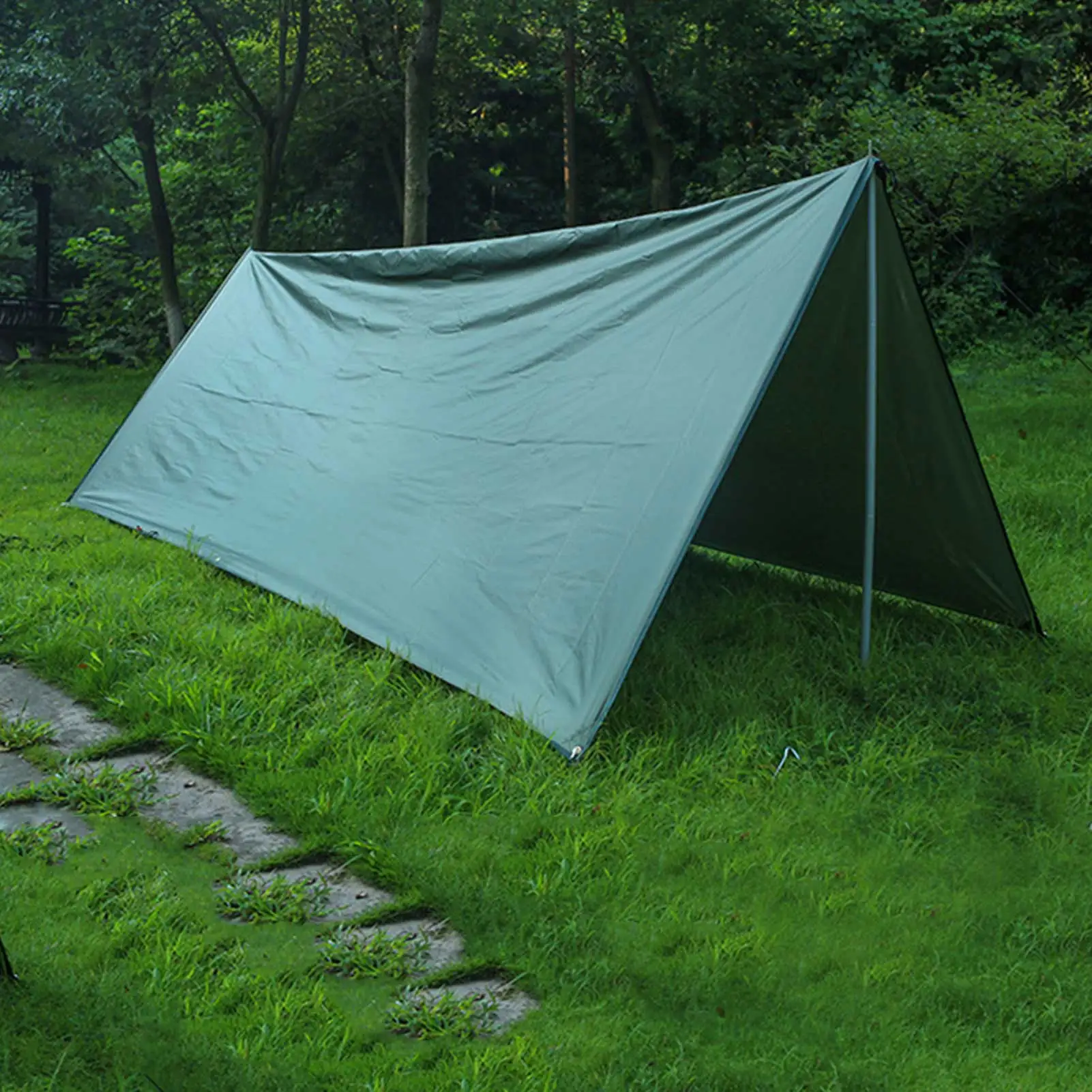 

Tent Sun Shelter Outdoor Camping Awning Canopy Waterproof Floor Cover Multifunctional Mat Camping Mat Simple Tent Sky Screen