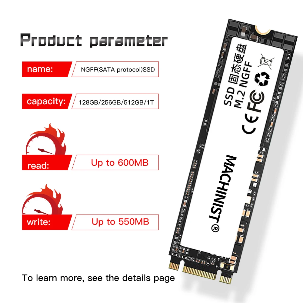 m 2 ssd m2 ngff sata 128 гб 256 гб 512 гб тб твердотель