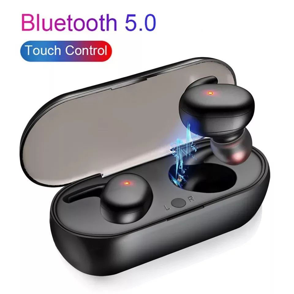 TWS 5.0 noise reduction Bluetooth headset 3D touch comfortable sweat-proof wireless with dual microphone | Электроника