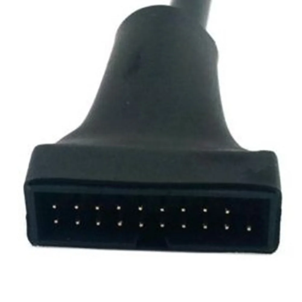 Портативный черный USB 2 0 9 Pin Передняя панель Корпус материнская плата для ПК