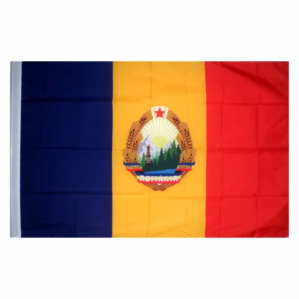 

Romania Communist (1952-1965) Flag 90X150CM 3x5FT 120g 100D Polyester High Quality Banner Ensign Free Shipping