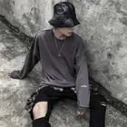 Свитшот мужской в стиле хип-хоп, с вырезами