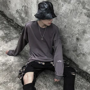 Свитшот мужской в стиле хип-хоп, с вырезами