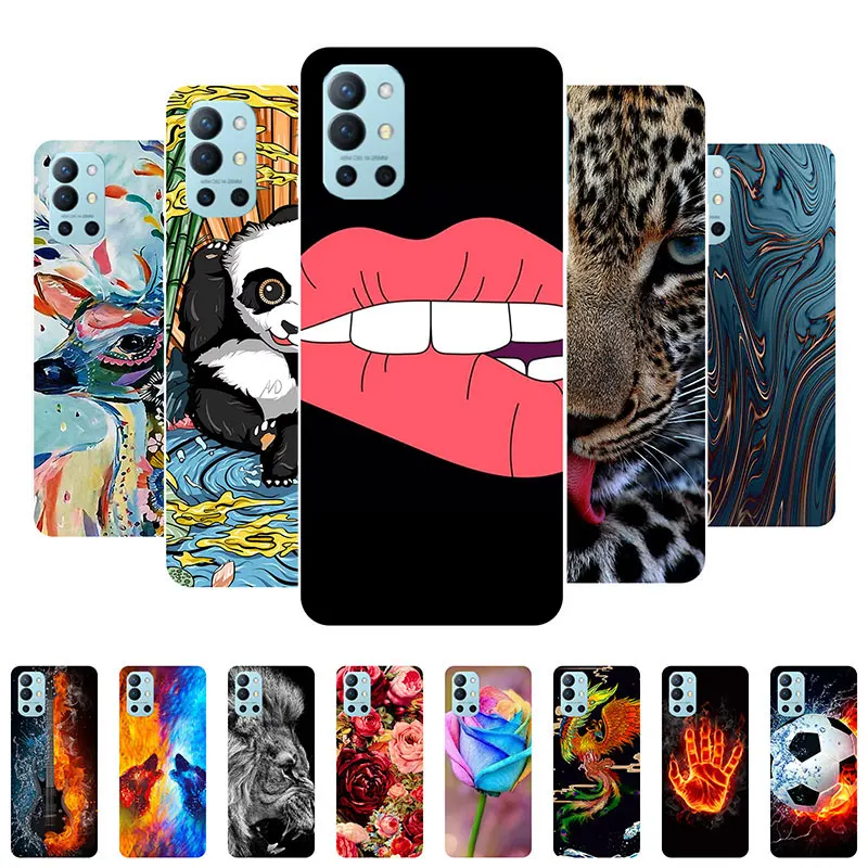 

For Oneplus 9R Case 6.55" Bumper Silicone TPU Soft Phone Cover for One Plus 9R 5G OnePlus9R 9 R 1+9R Cases Fundas Cartoon