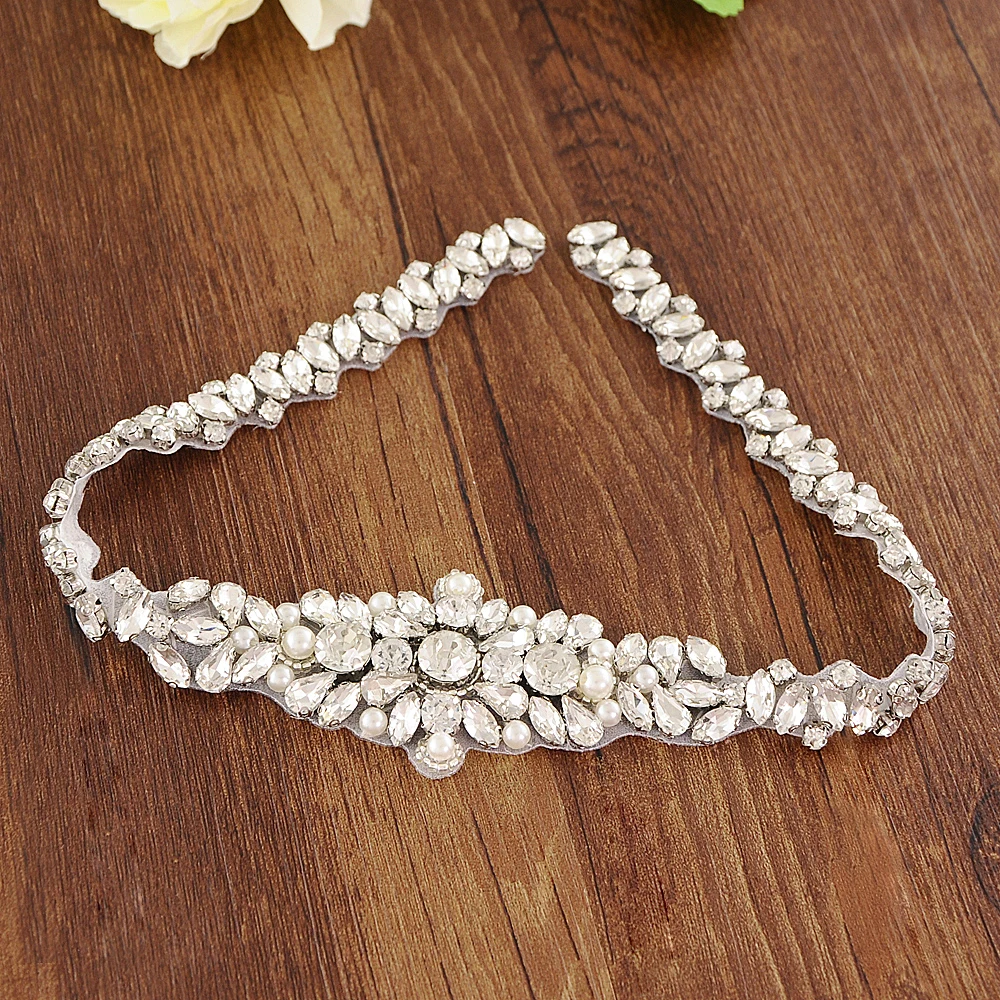 

TRiXY S350 Diamonds Rhinestones Bridal Belt Crystal Ribbons Wedding Belt Sashes Bridal Bridesmaids Dresses Accessories