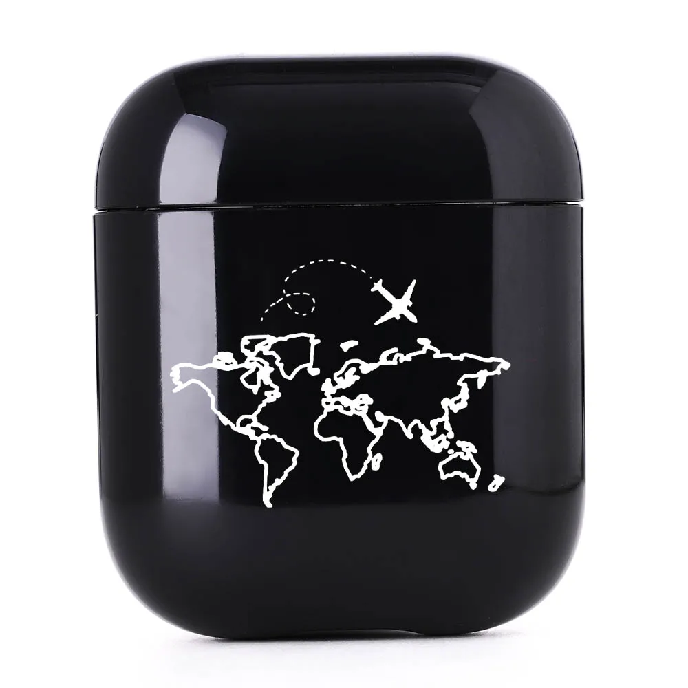 I01114S Роскошные аксессуары для карт чехол для Airpods 1 2 прозрачная Bluetooth гарнитура наушники дорожный прозрачный мягкий чехол s силиконовый чехол - Цвет: I01114S