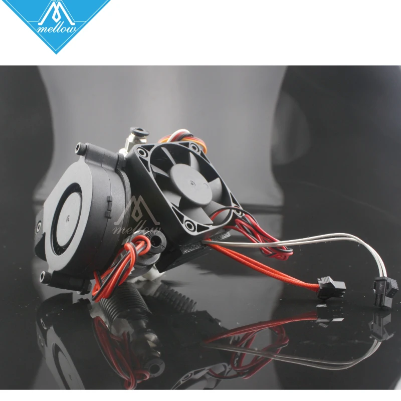 Mellow 3d принтер Алмазный Hotend латунь многоцветная насадка Горячий Конец 0,4 мм/1,75 мм для I3 вентилятор экструдера комплект+ датчик автоматического выравнивания