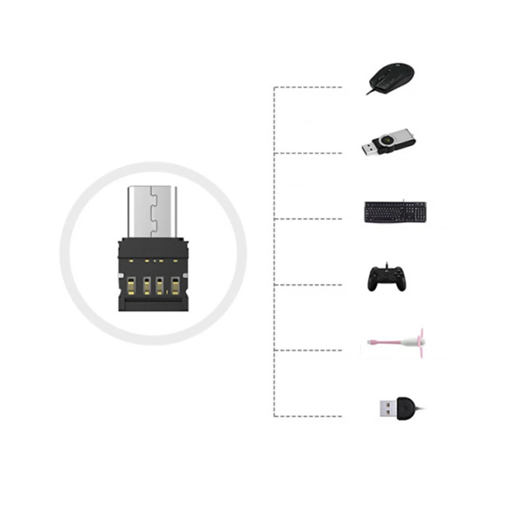 Type C адаптер OTG многофункциональный конвертер USB интерфейс к type Micro Transfer для