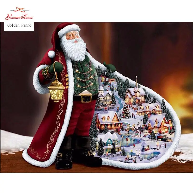 

5D DIY Diamond Painting Father Christmas Embroidery Full Square Diamond Cross Stitch Rhinestone Mosaic Painting Home Decor