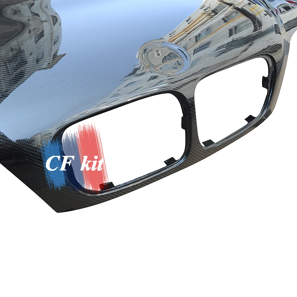 CF комплект Передняя капота из настоящего углеродного волокна для BMW E46 2 двери 1998