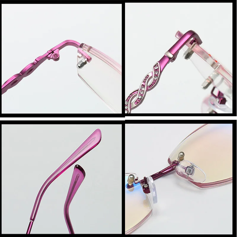 Очки для чтения женские модная дамская оправа дальнозоркости качественные без