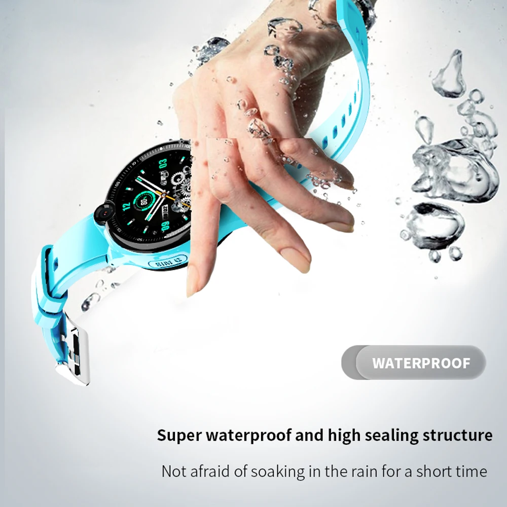 Детские Водонепроницаемые Смарт-часы часы с функцией видеозвонка GPS трекером