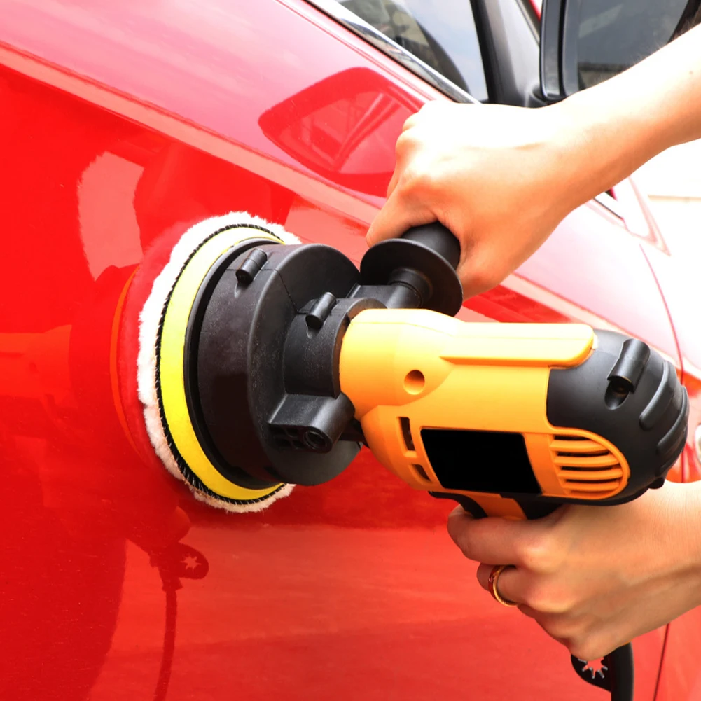 

Adjustable Speed Car Polisher 220V Waxing Tool Auto Exterior Sanding Powerful Marble Tiles Paint Care Electric Low Noise EU Plug