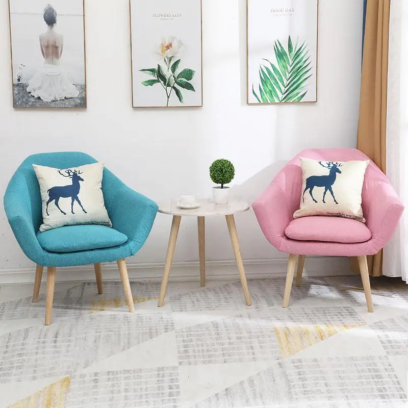 Скандинавский Одноместный Диван для маленькой квартиры балкона стул отдыха