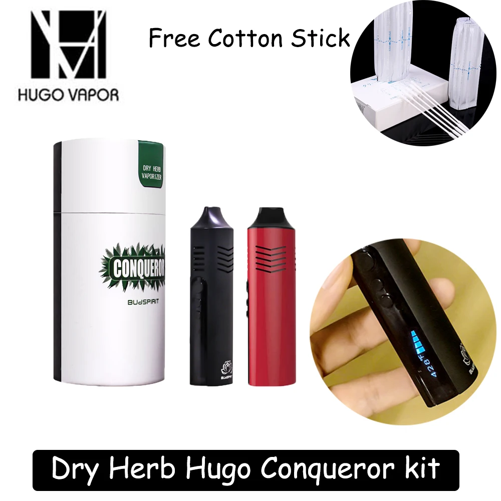 Испаритель сухих трав Hugo Vapor Conqueror электронные сигареты 2200 мА/ч ручка с OLED