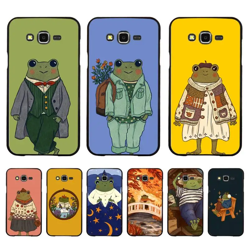 

Funny Mr.Frog Phone Case For Samsung Galaxy J 4plus J6 J5 J72016 J7prime cover for J7Core J6plus