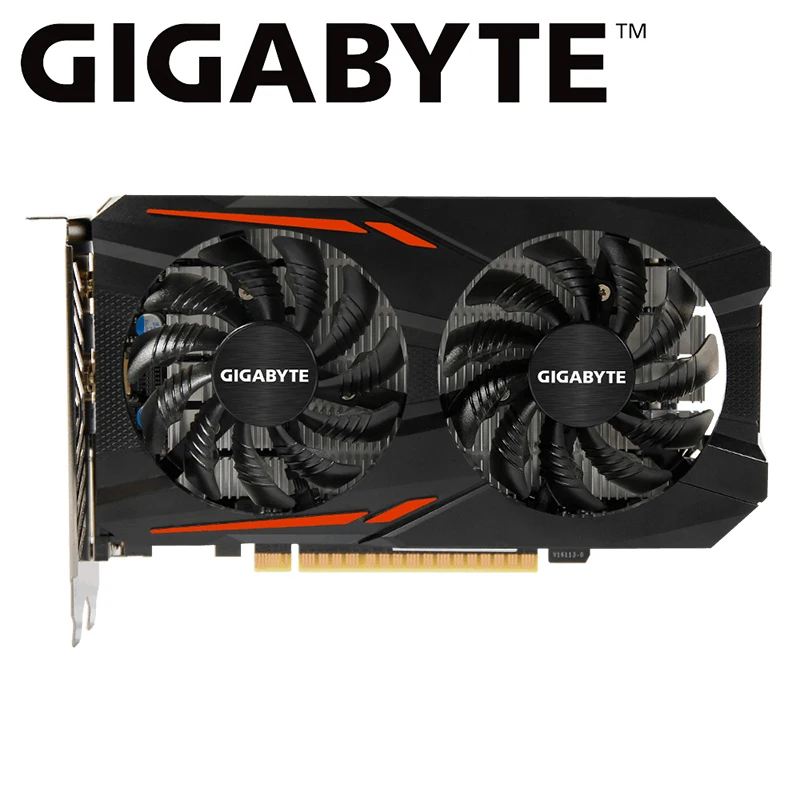Видеокарта Gigabyte GTX 1050 2 ГБ NVIDIA GeForce GDDR5 128 бит PCI 3 0 DVI HDMI б/у|Видеокарты| |