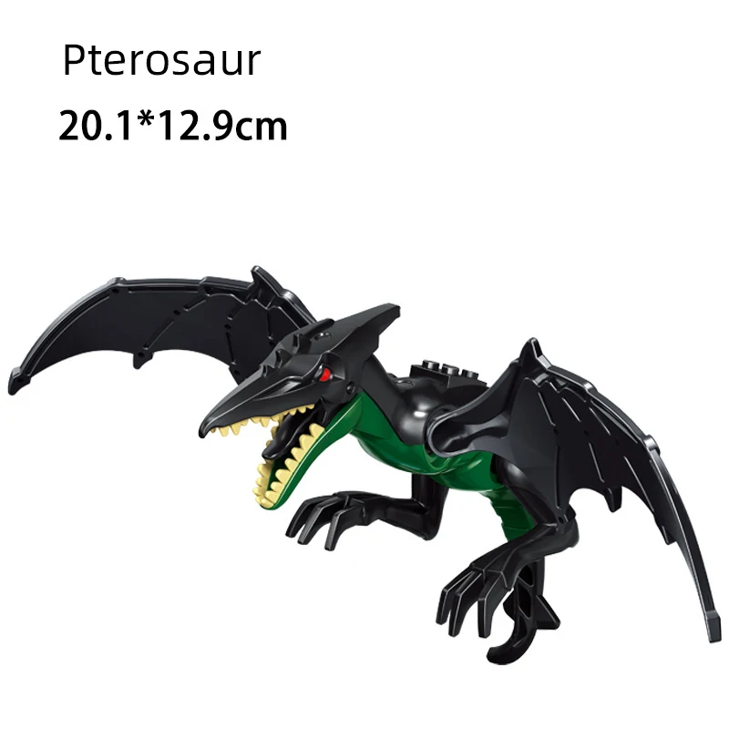 

Dinosaur Animal Assemble Building Blocks Series figures World Pterosaurs Triceratops DIY Bricks Model Toys For Boy Children Gift
