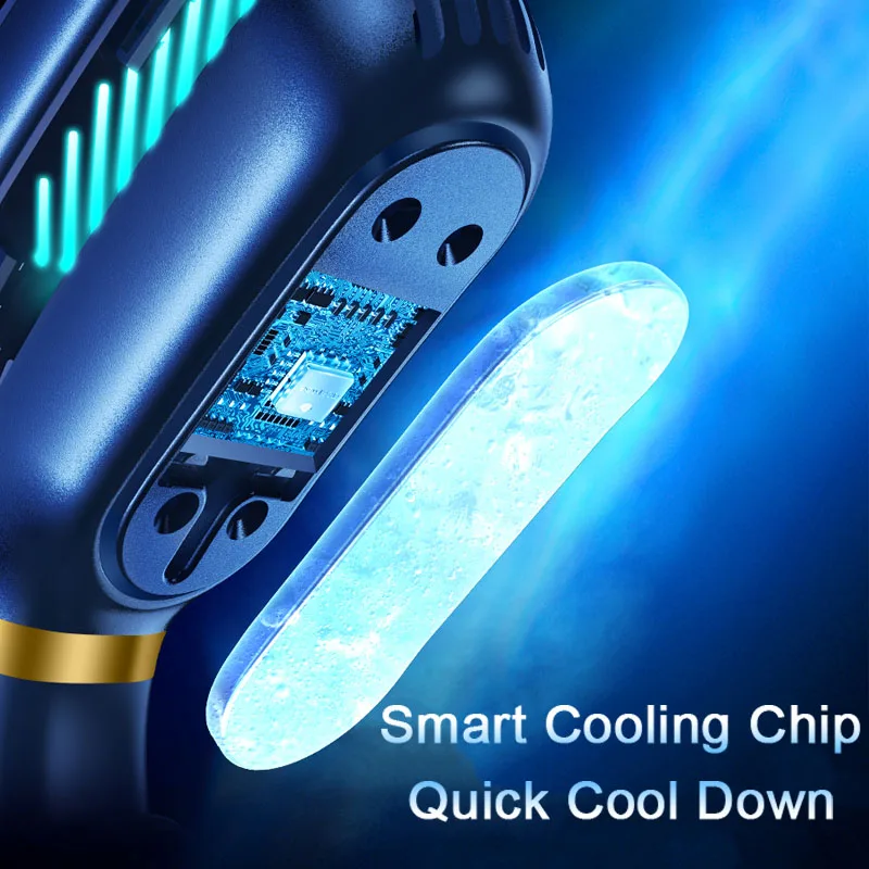 Портативный носимый кондиционер 2 в 1 висячий на шее охладитель и обогреватель USB-заряжаемый лезвиями вентилятор для путешествия в офис.