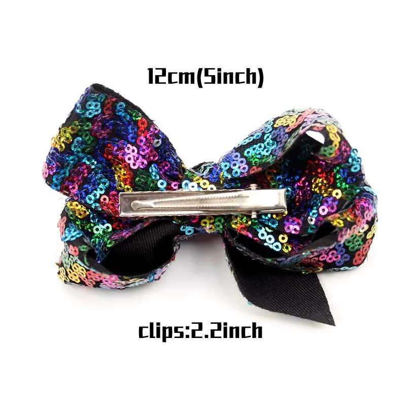 Горячие детские бутиковые заколки для волос с золотым блестящим бантом