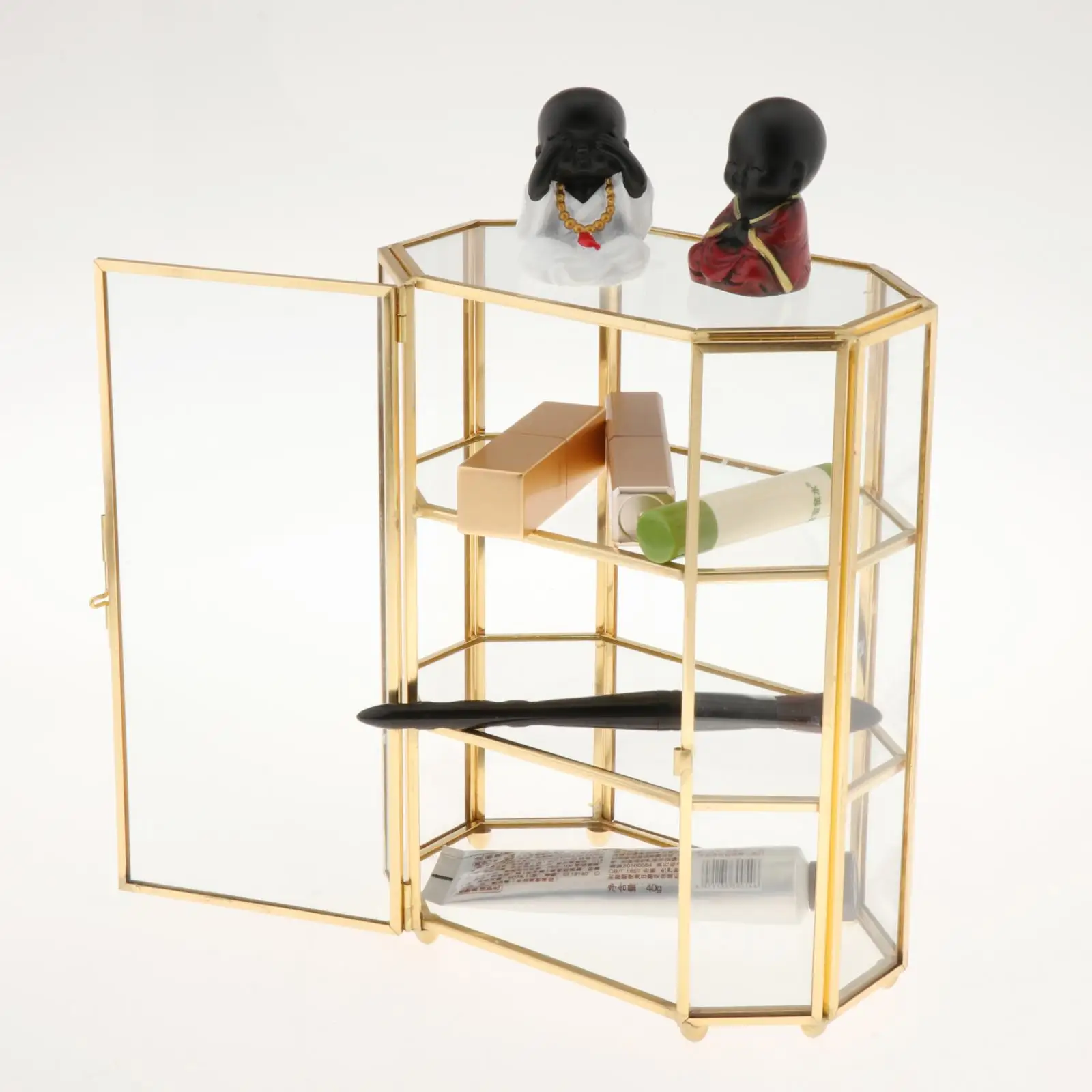 

Glass Vintage Jewelry Box Jewelry Display Organizer Keepsake Box Case