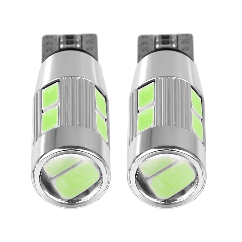 TiOODRE 2 шт. лампы с плоским цоколем авто светодиодный T10 Canbus 194 W5W 10 SMD 5630 Светодиодный свет лампы Ошибка светодиодные фары для парковки автомобиля боковой свет