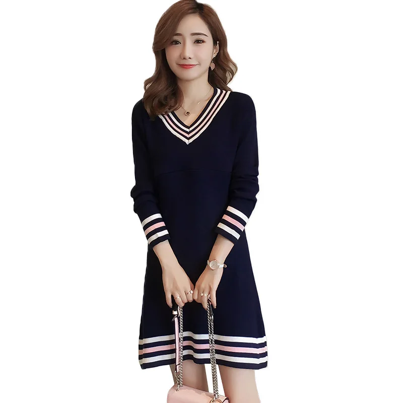 Весенние эластичные вязаные розовые платья для будущих и кормящих мам Одежда