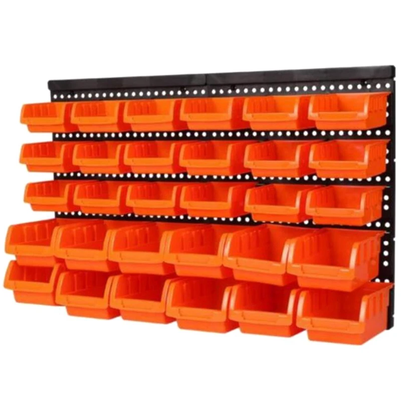 

Hardware Tools Hanging Plate Garage Workshop Storage Rack Screw Wrench Classification Parts Box Parts Box Instrument Box