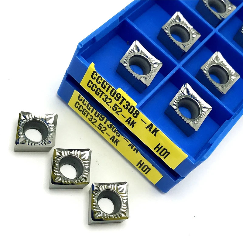 Токарный инструмент CCGT09T304 AK H01 вставка для режущего инструмента из алюминиевого