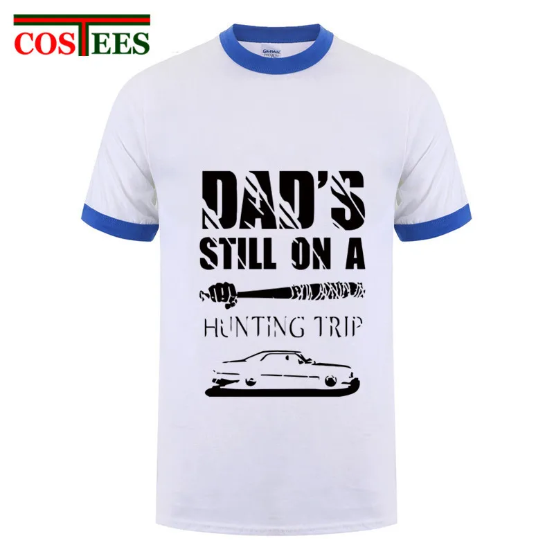 Модная мужская рубашка для похода в Неган Джон Винчестер хлопковая футболка с