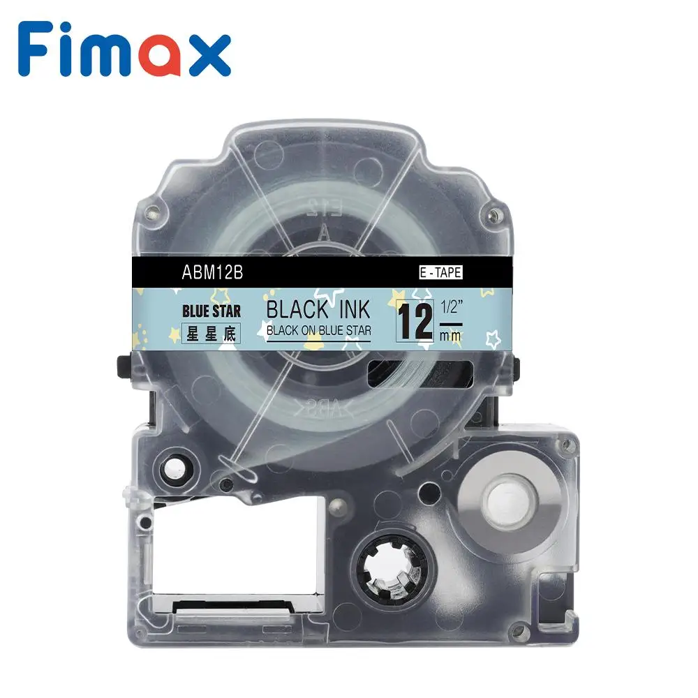 Fimax 1 упаковка SS12KW узорные ленты совместимые для Epson/King Jim принтер этикеток ленты 6 мм 9 мм 12 мм ST9KW LC-4WBN ленты для LW-300