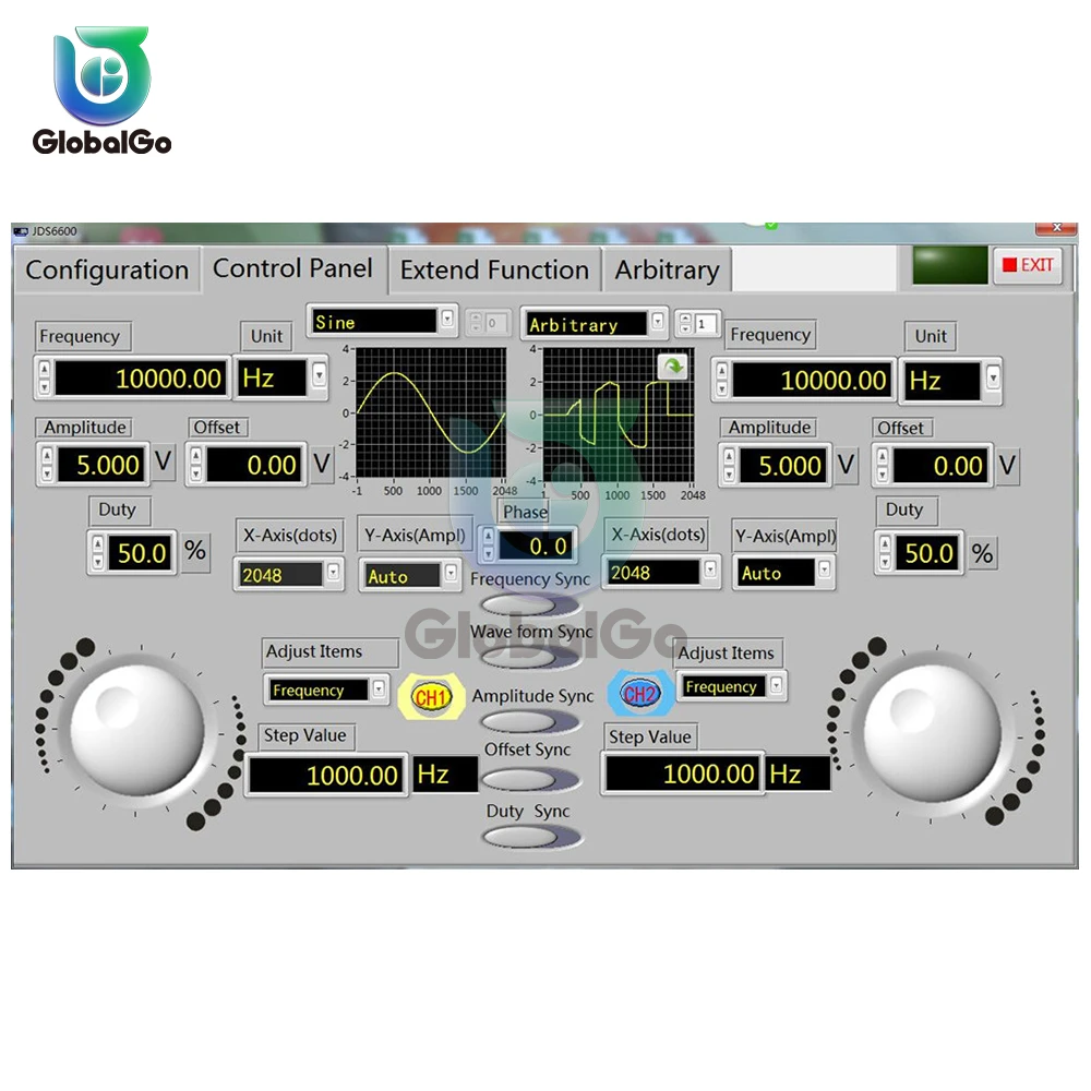 JDS6600-15M 15MHz DDS Function Signal Generator Digital Control Dual-channel Frequency Meter Arbitrary Waveform | Инструменты