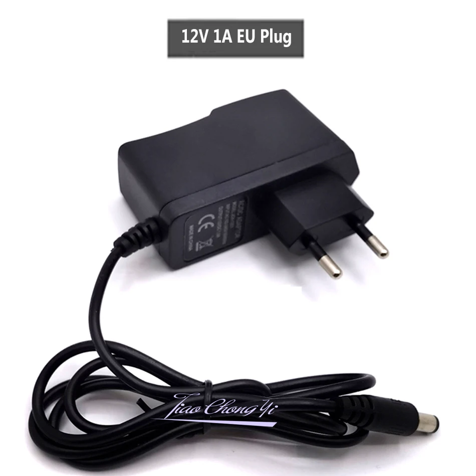 AC110-240V для DC12V 1A 2A Универсальный Мощность адаптер питания Зарядное устройство
