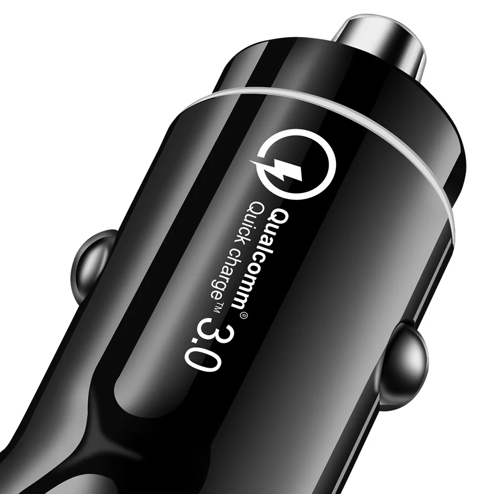 Автомобильное USB зарядное устройство Vanniso QC 3,0 для телефонов gps планшетов 3.1A быстрая зарядка автомобильное зарядное устройство двойной USB адаптер для мобильного телефона в автомобильном адаптере