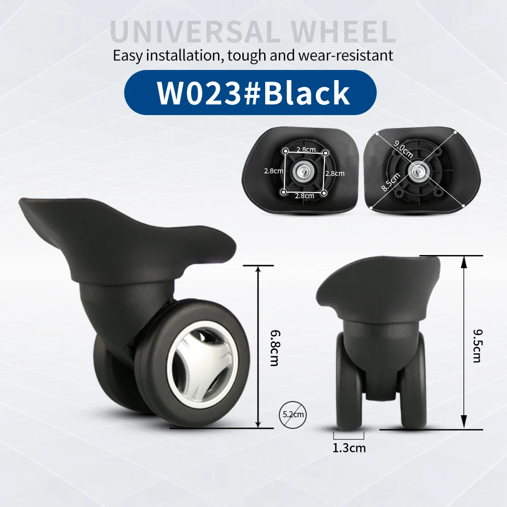 TANGYIPIN W023 Suitcases wheel trolley case accessories universal wheels luggage password box repair pulley replacement rollers