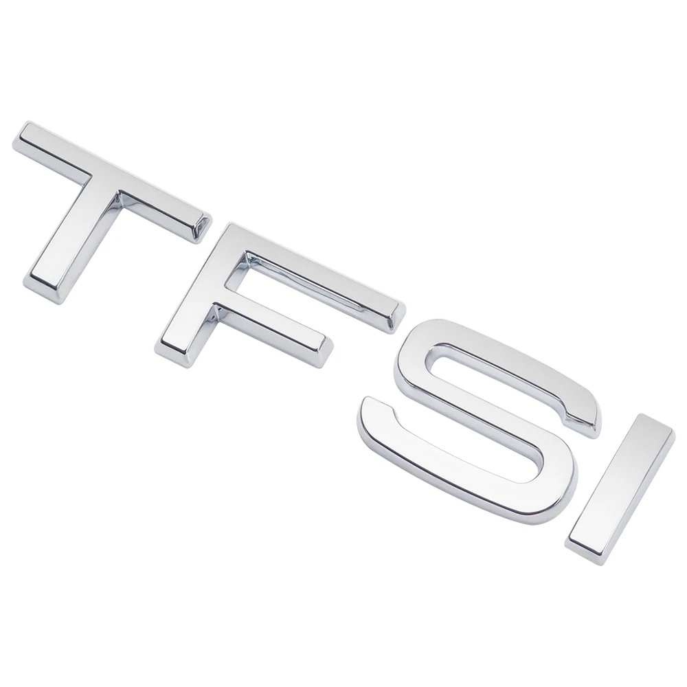Наклейка TFSI для багажника Audi A6 C6 C5 A3 8P A1 A4 B8 A4L A6L A5 A7 A8 Q2 Q5 Q7 R8 TT S3 S4 S5 S6 S7 S8 RS RS8 RS6 RS5