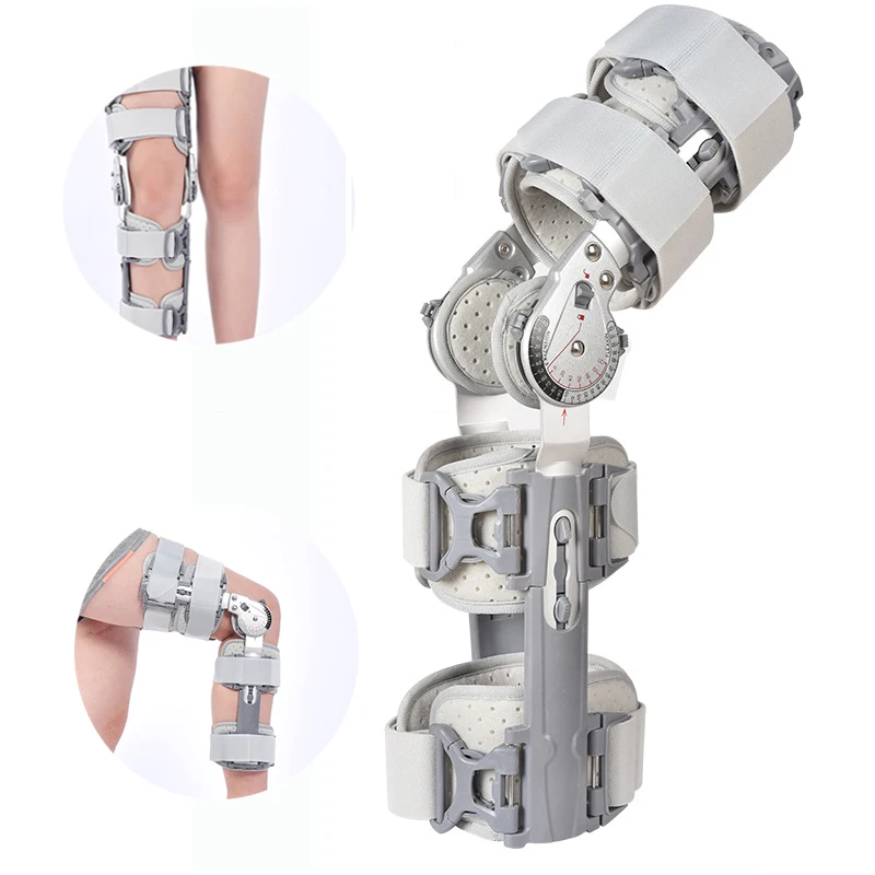 Knee Joint Fixation Brace Fracture Ligament Strain Medical Bracket Adjustable Postoperative Meniscus Lower Extremity Fixator