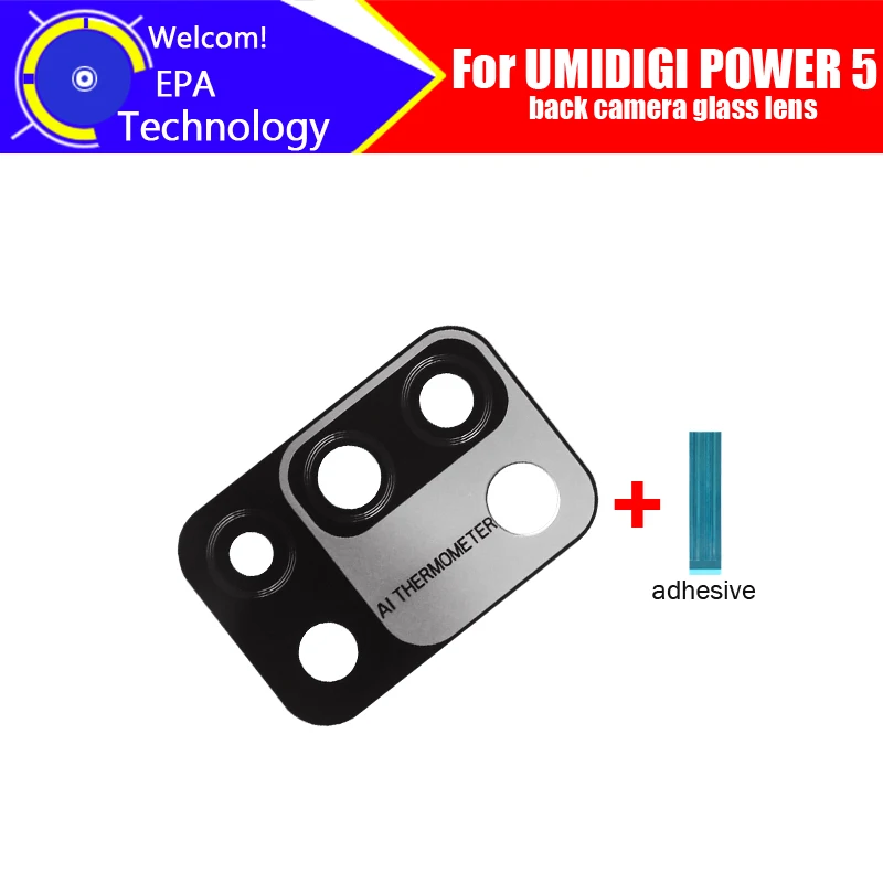 

UMIDIGI POWER 5 Back Camera Lens 100% Original Rear Camera Lens Glass Replacement Accessories For UMIDIGI POWER 5S Smart Phone.