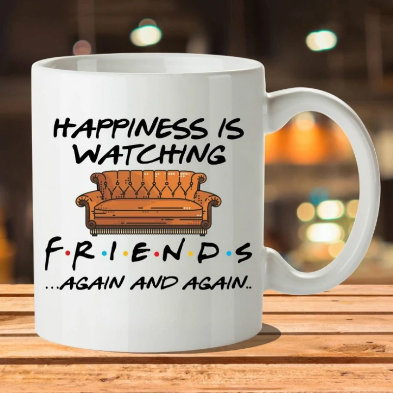 1 шт. новый 350 мл белая Цвет друзья кружки краткое не упустите возможность