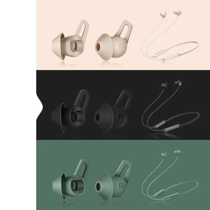 ear pads for huawei freelacepro wire bluetooth earphones silicone cushion covers caps earphone case earpads eartips 2pcspair free global shipping