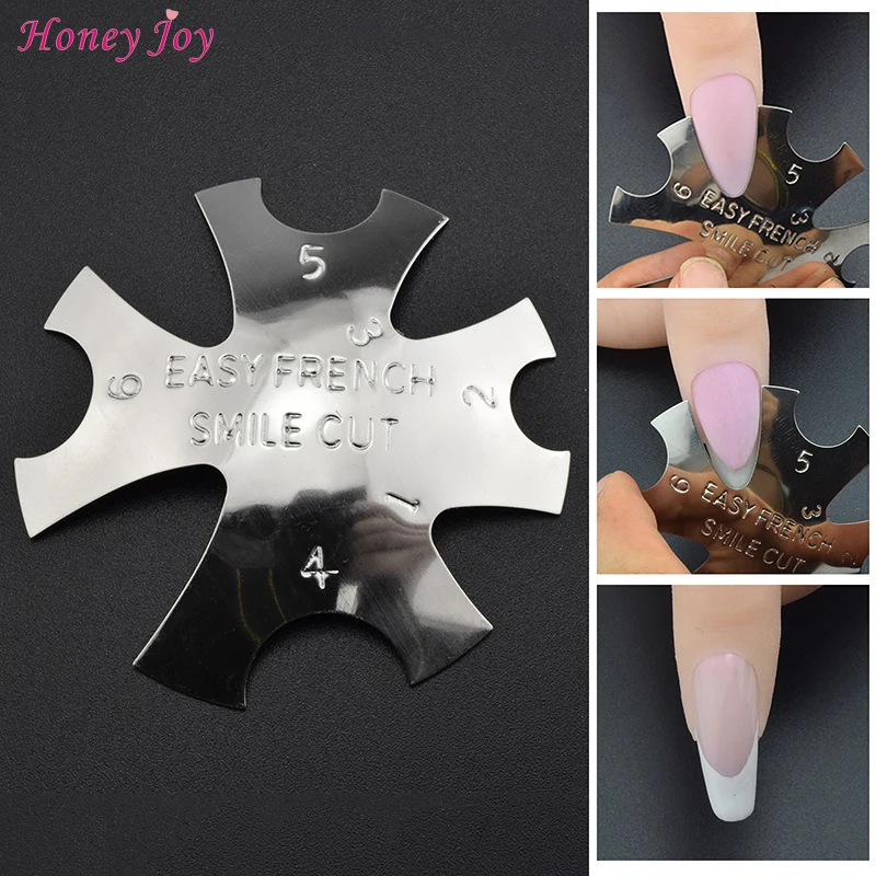 Профессиональный Rainbow Easy French V/Овальная форма триммер для маникюра резак ногтей