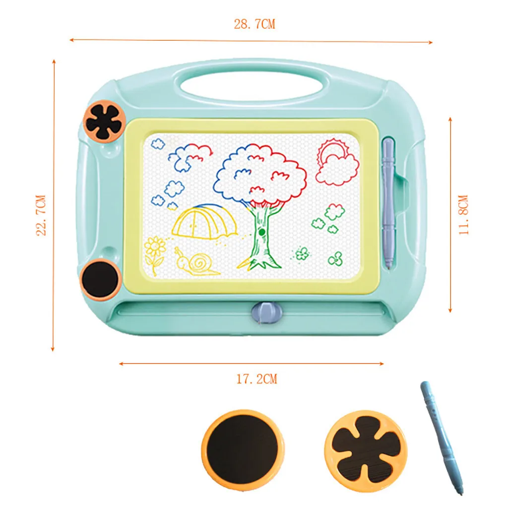 

Kids Magnetic Drawing Board with Holder Graffiti Painting Board Educational Toys Painting Drawing Craft Cute Gift For children