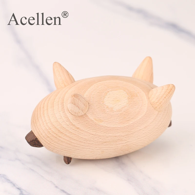 Оригинальные деревянные фигурки в виде копилки магнит бумажный зажим для