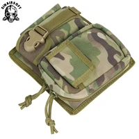 sinairsoft tactical molle pouch waist bag waterproof nylon multifunction casual men small bag mobile phone case hunting bag