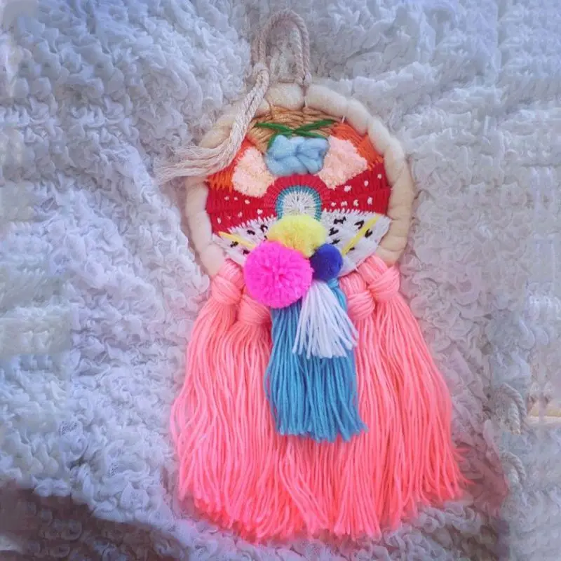 

KidsRound Knitting Loom Board Kit Handheld Craft Knitted Tool for Children Gift