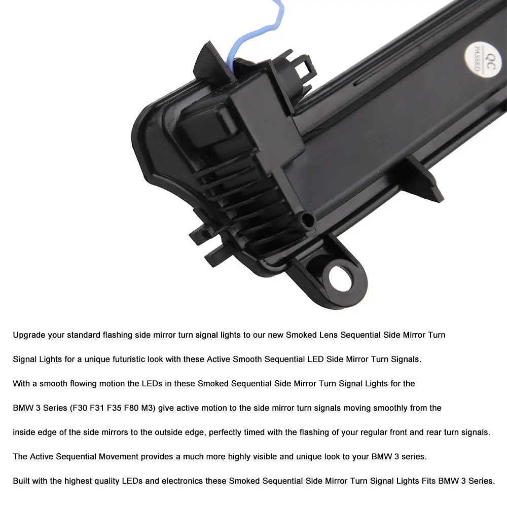 Динамический мигалка светодиодный поворотник Зеркало заднего вида Индикатор