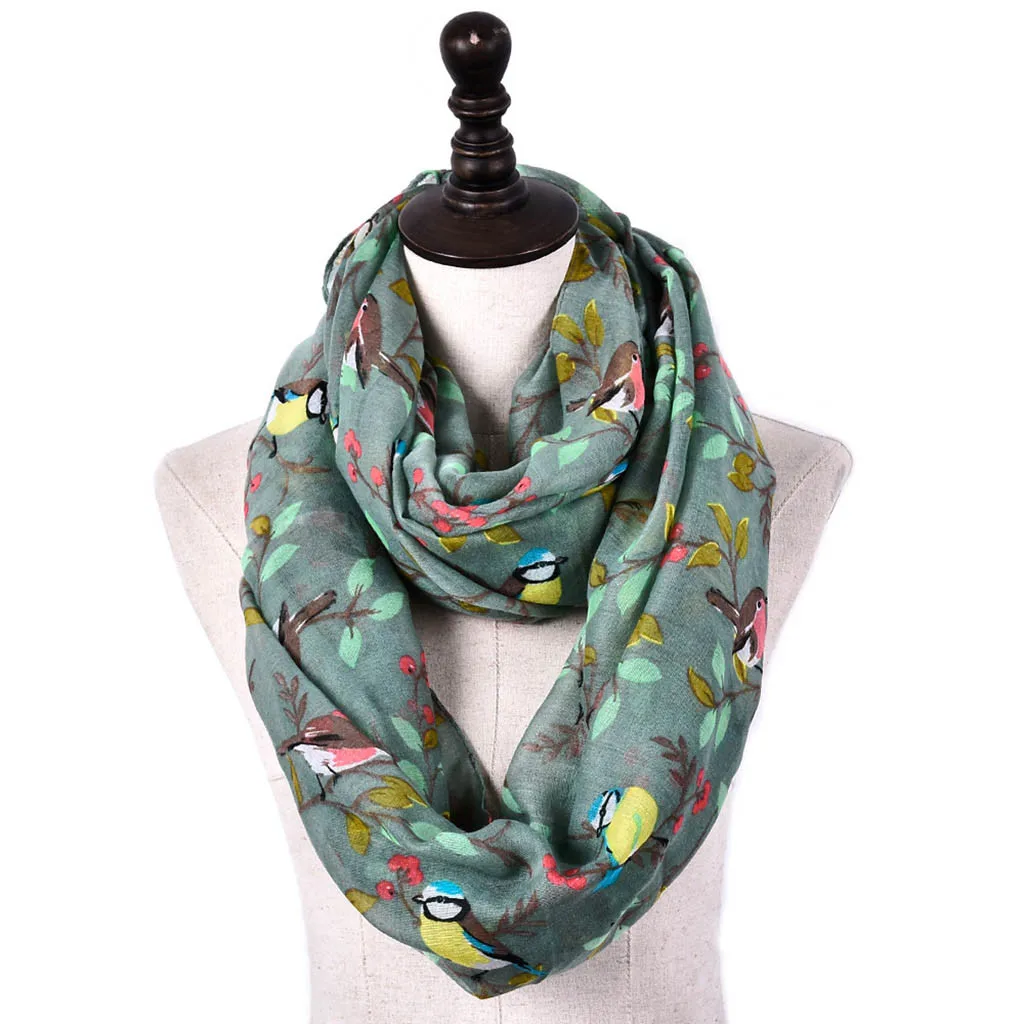 Модный шарф для женщин женские классические круглой формы в форме листа шейный